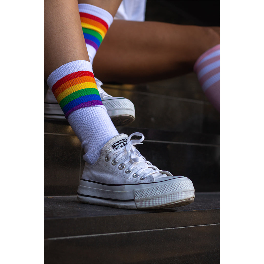 American Socks Rainbow Pride - Ankle High - Skate Society